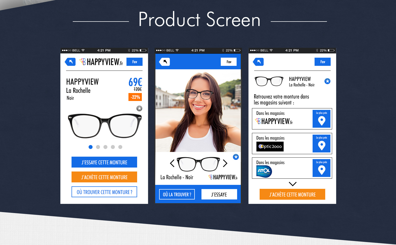 Product Screen Page