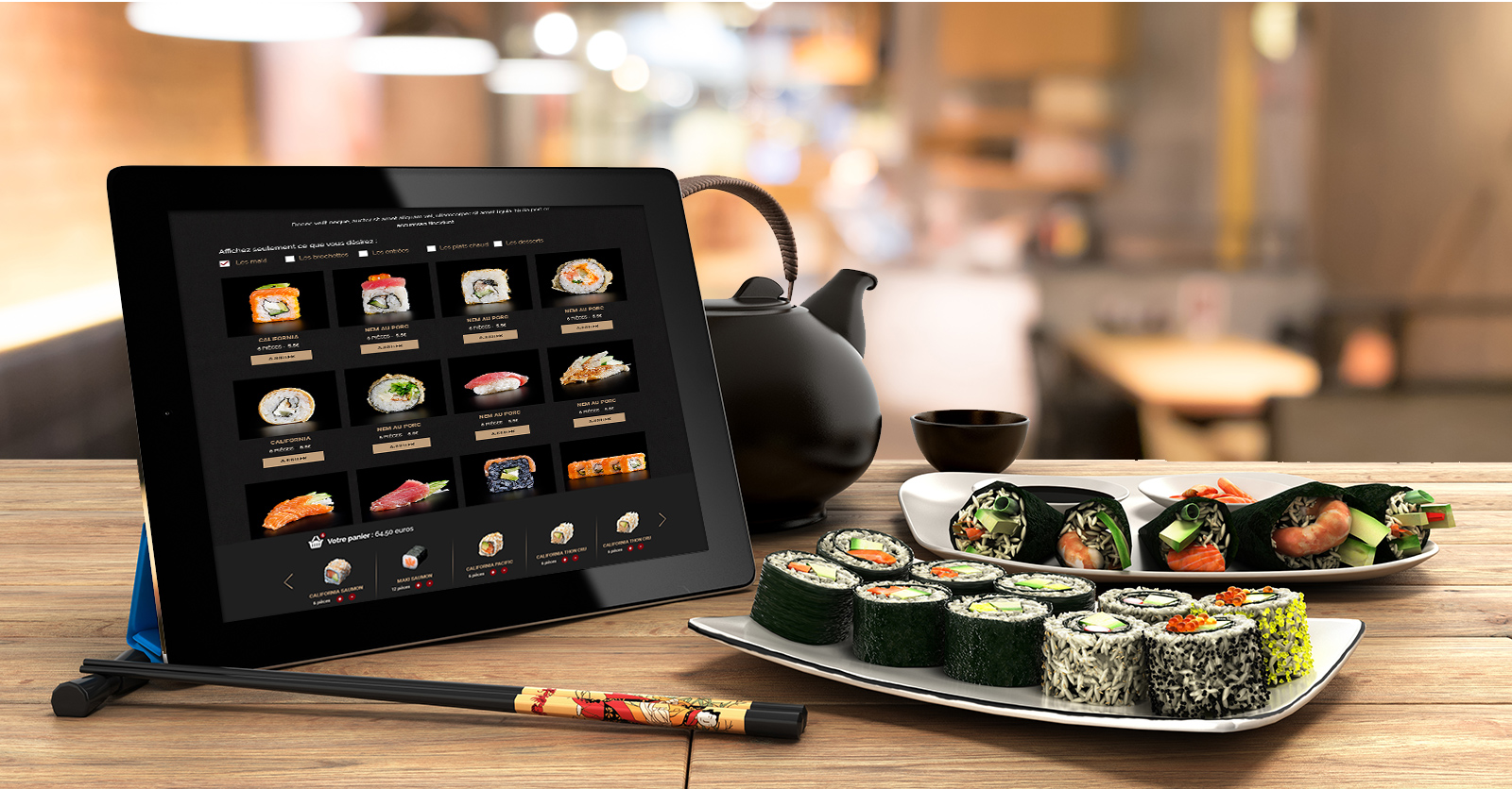 Website Little Fuji on Tablet