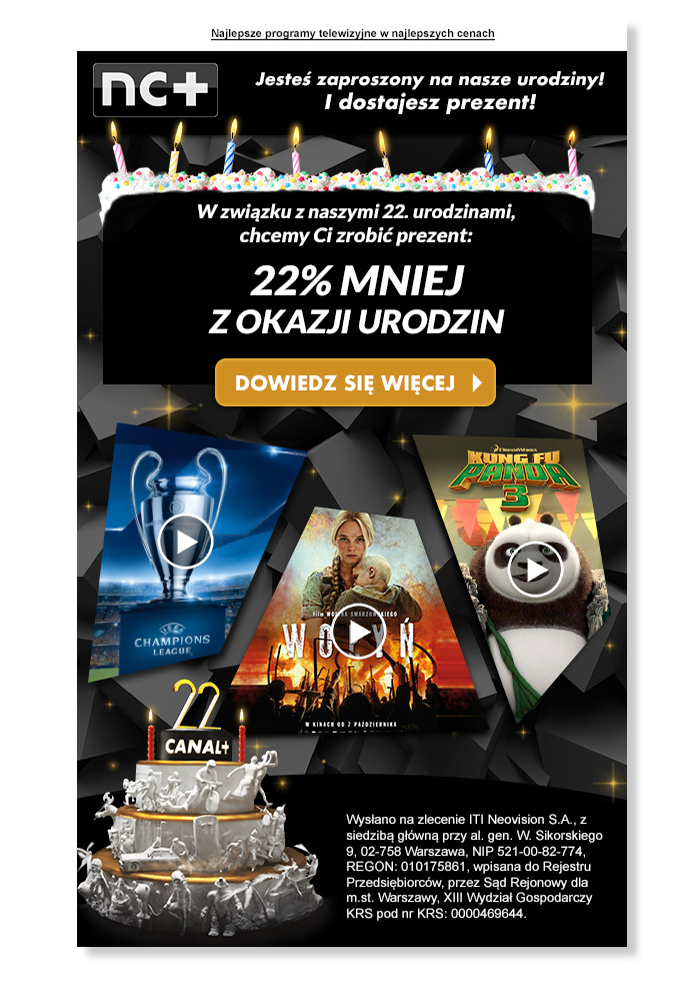 Email NC+ Canal+