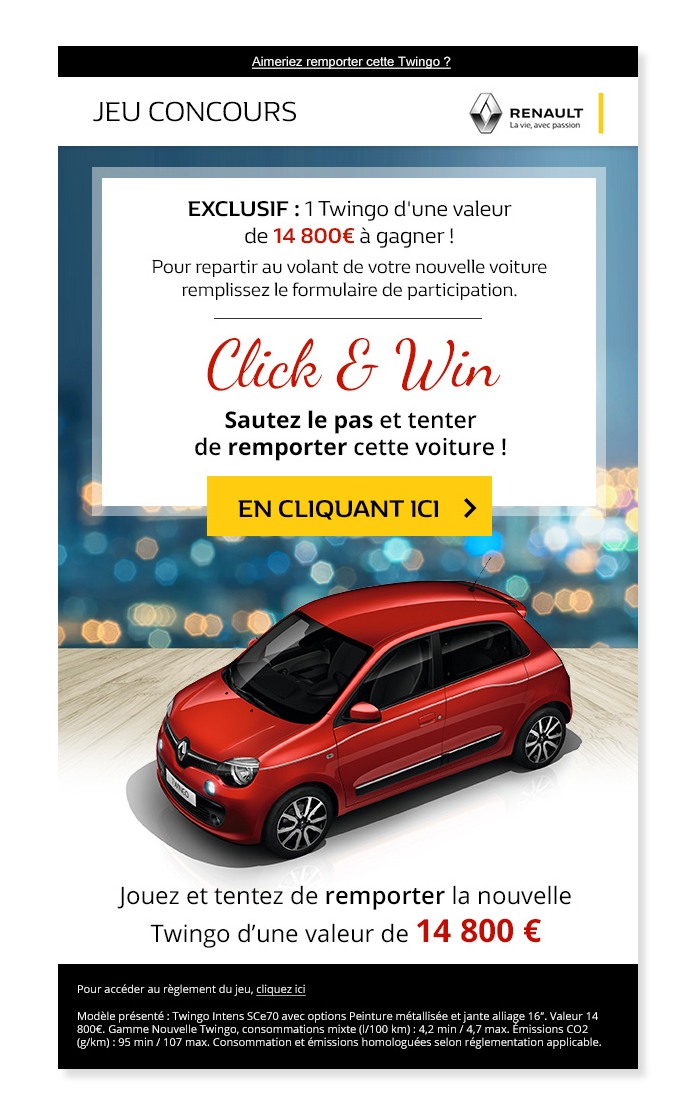 Email Renault Contest
