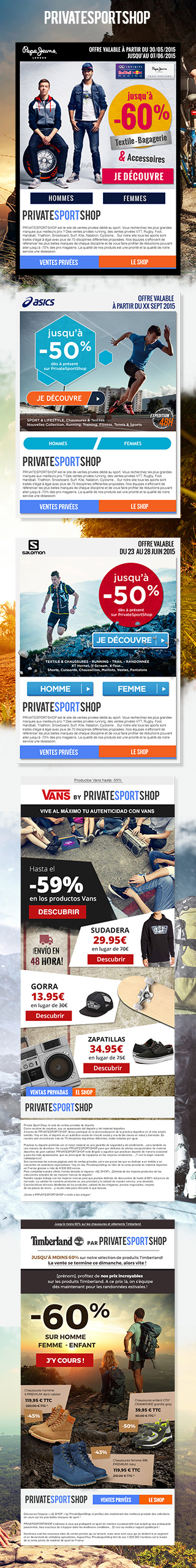 Private Sport Shop work