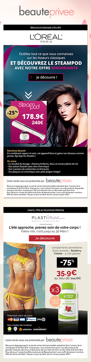 Beauté Privée work